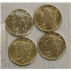 Image 1 : Four Peace Dollars 1922