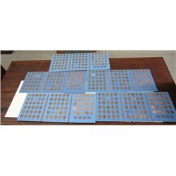 Five Books 1941-1973 Lincoln Head Pennies - all missing 1973S