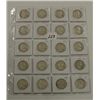 Image 1 : Sheet of 1949P Franklin Half Dollars