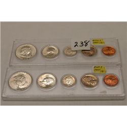 Two 1950 uncirculated Proof Sets
