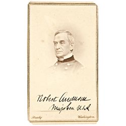 ROBERT ANDERSON, Signed Carte de Visite, c. 1863 by Photographer Matthew Brady