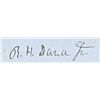 Image 3 : 1848 RICHARD HENRY DANA JR. Personal Endorsed Check