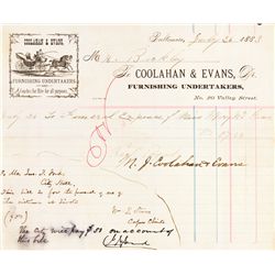 JOHN T. FORD (Fords Theater) Document Signed, 1883