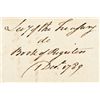 Image 6 : ALEXANDER HAMILTON 1789 Treasury Department Letter Signed 1st Treasury Secretary