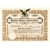 Image 1 : Rare HARRY HOUDINI Signed Stock Certificate for the Houdini Picture Corporation