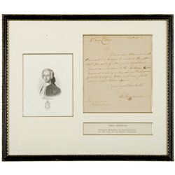 Colonial Royal British Governor THOMAS HUTCHINSON Letter Signed