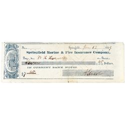 1859 ABRAHAM LINCOLN, Rare Signed Personal Check