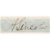 Image 3 : 1859 ABRAHAM LINCOLN, Rare Signed Personal Check