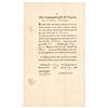 Image 1 : JAMES MONROE, Signed 1800 Virginia Military Appointment