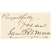 Image 2 : SAMUEL F. B. MORSE, American Inventor 1861 Civil War Date Autograph Letter