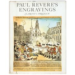Book: PAUL REVERES ENGRAVINGS by Brigham, 1969
