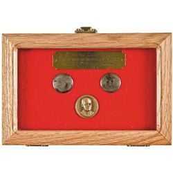 CT. Declaration of Independence Signer, Roger Shermans Personal Silver Buttons