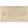 Image 2 : JONATHAN TRUMBULL, 1799 Signed Officers Commission as Governor of Connecticut