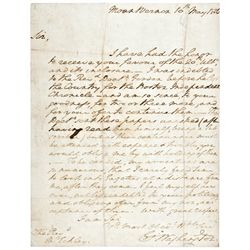 GEORGE WASHINGTON Autograph Letter Written and Signed As President  1786