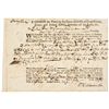 Image 1 : WILLIAM WILLIAMS, Signer of the Declaration of Independence 1765 Document Signed
