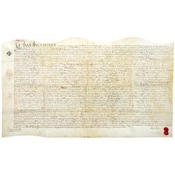 EDWARD SHIPPIN, Second Mayor of Philadelphia, Document Signed, March 13, 1705/6