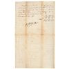 Image 2 : 1775 Boston Jail Keeper Joseph Otis Signed Document