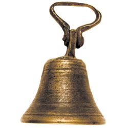 17th to 18th Century Colonial Antique Original Bronze Bell Door Ringer