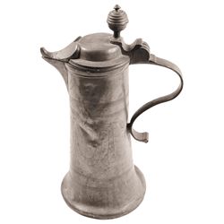 Colonial Style Pewter Flagon, Inscribed Jacob Oechsner-1813