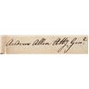 Image 3 : 1774 Document Signed Andrew Allen PA Loyalist Member of the Continental Congress