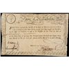 Image 1 : Massachusetts, 1780 Treasury Loan Certificate With Popular Pine Tree Motif
