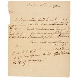 1781 Continental Army Soldier Death Sentence by Major General Robert Howe