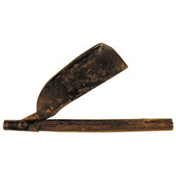 18th Century Colonial to Revolutionary War Era Folding Shaving Razor