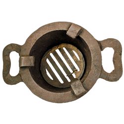American Revolutionary War Era Army Soldier Hand-Forged Cast Iron Camp Stove