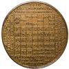 Image 2 : 1776-Dated American Revolution Period Calendar Medal Brass