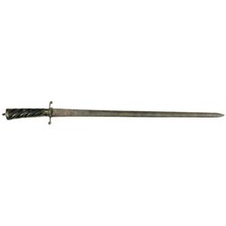 c. 1780 Revolutionary War Era, Silver Mounted Hunting Sword