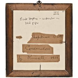 Portrait Commodore Esek Hopkins Esqr. Rev War American Naval Commander-in-Chief