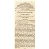 Image 1 : December 19, 1799 Newspaper Report the Death of General Washington