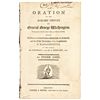 Image 1 : Feb. 8, 1800 CALEB STRONG Signed Oration - Virtues of General George Washington
