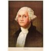 Image 1 : 1932, Color Lithograph of George Washington After the Painting by Gilbert Stuart