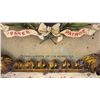 Image 2 : c. 1905 Colorful Lithographed Advertising Sign on Tin George Washington Birthday