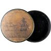Image 3 : War of 1812 Naval Battle Scene on Snuff Box The Enterprise Flies American Flag