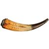 Image 1 : c. 1850 to 60s Hand-carved, American Seaman Powderhorn MAID OF - WESTERN SEA
