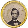 Image 1 : 1864 Presidential Campaign Abraham Lincoln Photograph Ferrotype Pinback