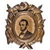 Image 1 : c. 1864 Civil War Abraham Lincoln Campaign & Patriotic Tintype