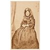 Image 1 : Scarce c. 1869 Post Civil War CDV Photograph of Mary Todd Lincoln
