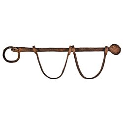 18th Century Middle Passage Iron Slave Shackles