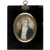 Image 1 : c. 1800 Miniature Oil Painting of Revolutionary War Officer Lt. Colonel Elliot