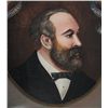 Image 2 : c. 1881 President Garfield Patriotic Memorial Oil Portrait
