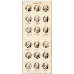 Important Pair of 1798 New York Political Prints