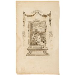 Amos Doolittle Biblical Engraving - David and Bath-Sheba