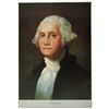 Image 1 : 1932, Color Lithograph of George Washington, After the Gilbert Stuart Painting