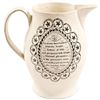 Image 2 : Historic Liverpool Creamware Pitcher - Washington Securing Liberty to America