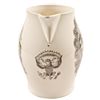 Image 3 : c. 1795 Unlisted Patriotic & Historic Liverpool Creamware Pitcher