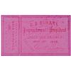 Image 1 : May 18th, 1868 Impeachment Trial of President Andrew Johnson Admission Ticket