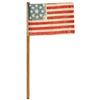 Image 1 : United States 13-Star Great Star Parade Flag With Pole